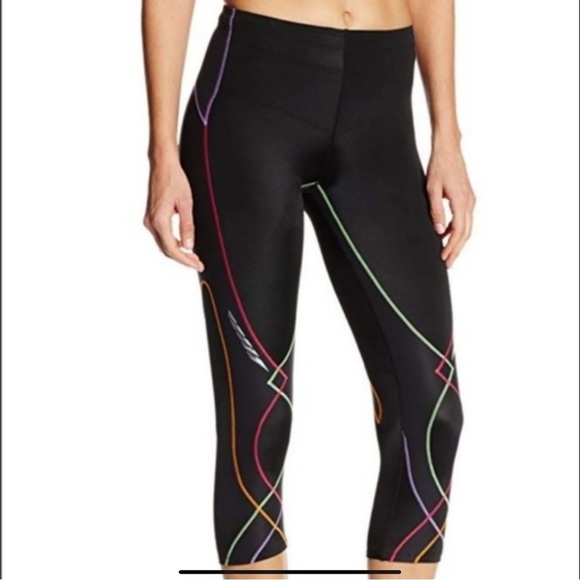 CW-X Women’s Stabilyx Compression Running Joint Support Tights Athletic Leggings - Picture 8 of 16